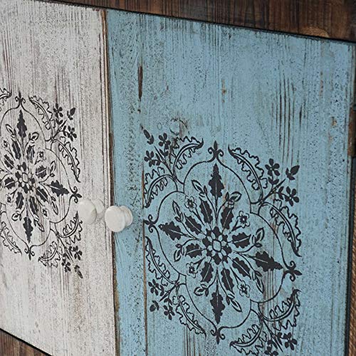 Mendler Kommode Funchal Schubladenkommode Schrank Shabby-Look, Vintage, 84x80x40cm